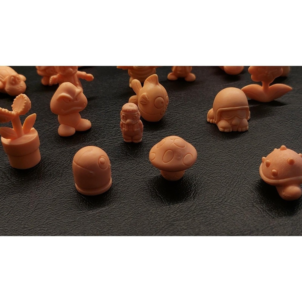 Lot of 21 Vintage Nintendo Famicom Super Mario Bros Keshi Rubber Figures Flesh - Picture 7 of 10